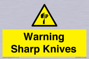 Warning Sharp Knives